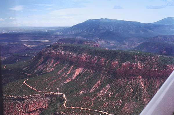 Chippean Ridge by the Abajo Mountains [51k]