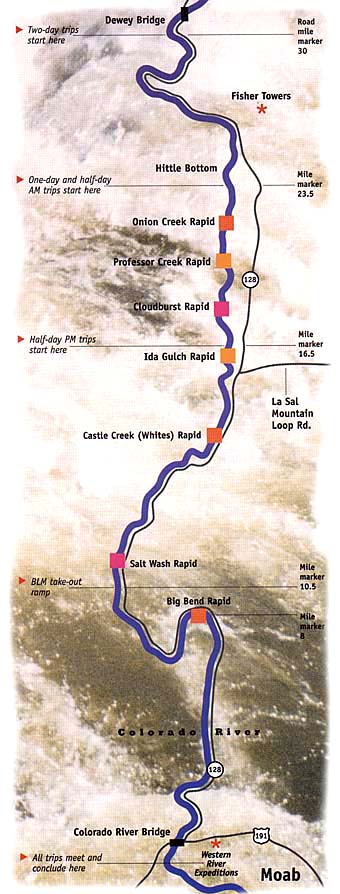 Map of Colorado River